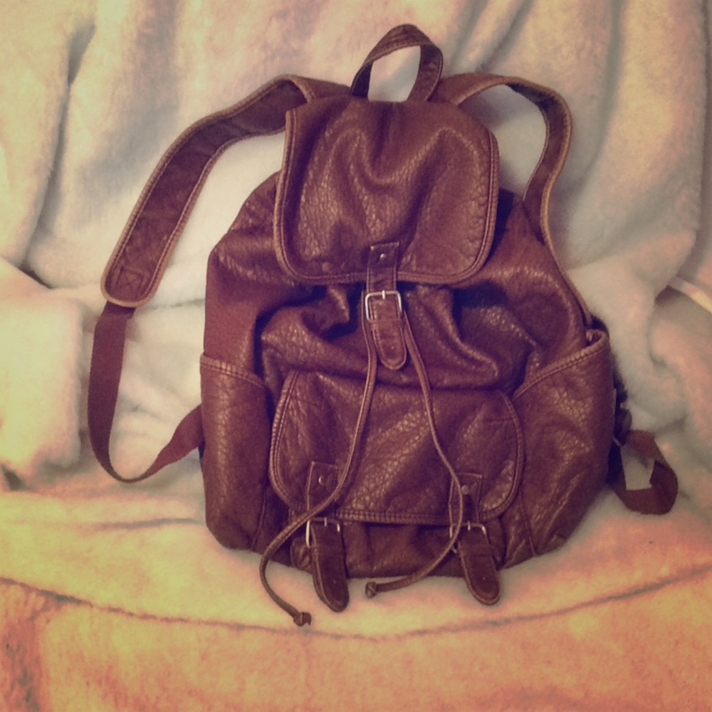 Brown Backpack